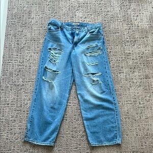 Levi's Relaxed Fit Distressed Denim Jeans